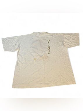 Stains Men's Disarono Cream Logo Short Sleeve Tee